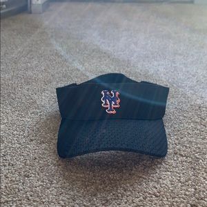 Black New York Mets New Era Visor